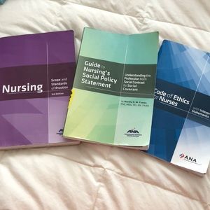 American Nurses Association books for BSN